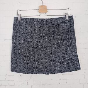 Ripskirt Hawaii True Wrap Skirt Size M Black White Geometric Neutral Length 1